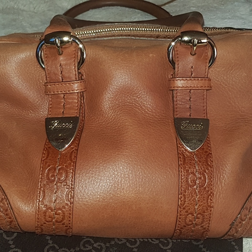 SOLD Guccissima Signoria Dome Boston Satchel